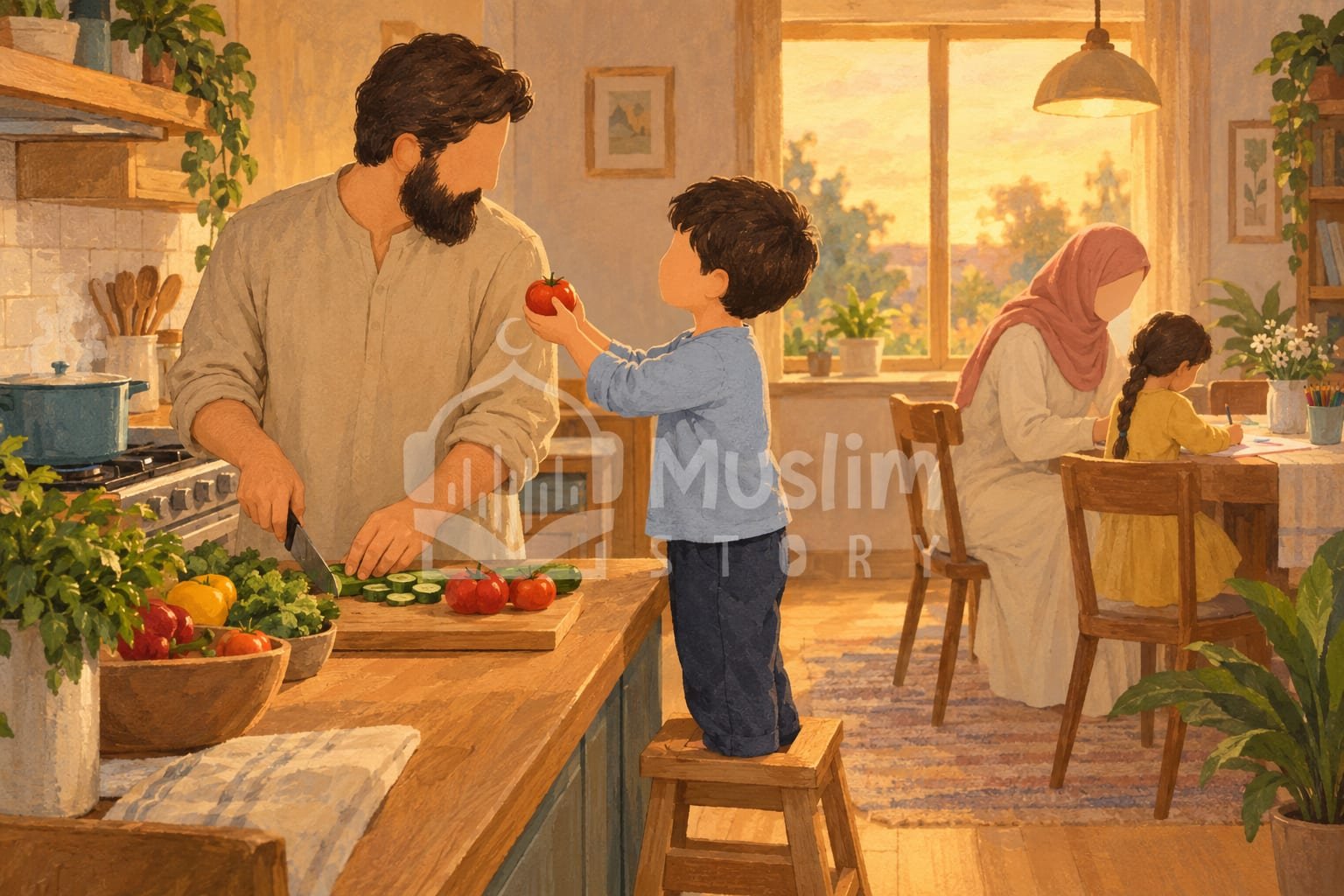 Le rôle du père en islam : la qiwâma, une responsabilité avant d&rsquo;être une autorité