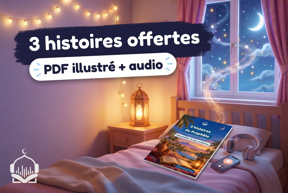 3 histoires du Prophète offertes : PDF illustré + audio